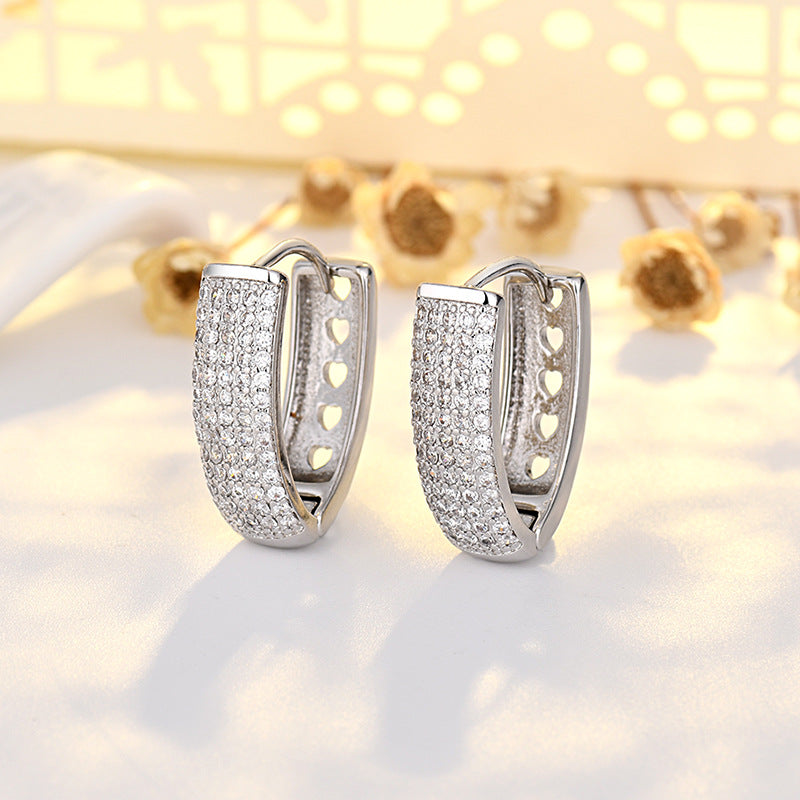 One pair of Simulated Diamond Earrings